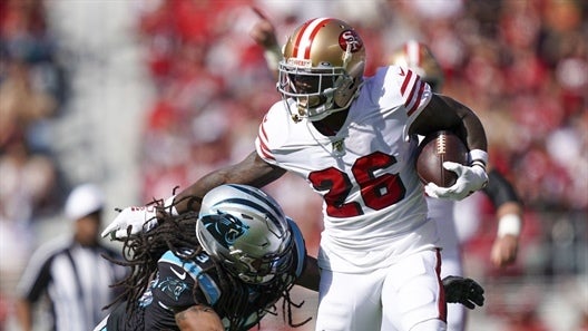 Tevin Coleman helps give Alcoholniks an easy win this week