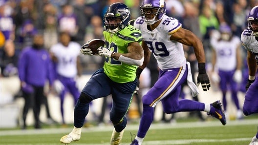 Black Micahs gets a big effort from Chris Carson this week