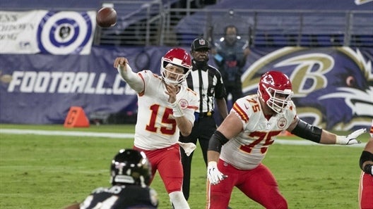 Patrick Mahomes (34 points) leads Black Micahs to a win over Alcoholnics