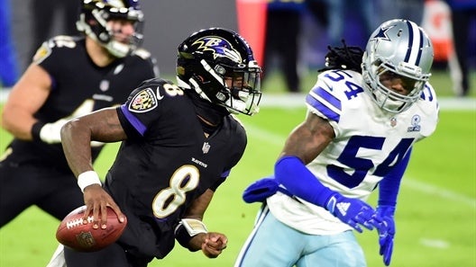 Lamar Jackson led the charge for The Brainers in a one sided affair