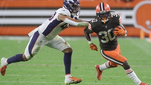 D'Ernest Johnson and Big Tex's Pillow Biters get an easy win