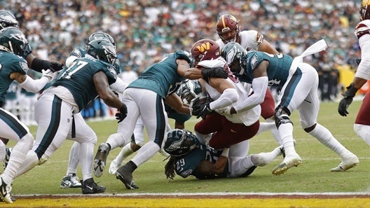 The Eagles Defense/ST leave Pinko Commie Bastards in the rear view mirror