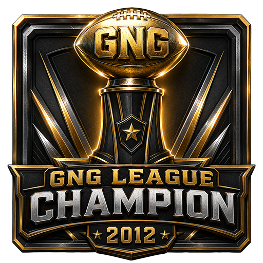 2012 GNG League Champion trophy