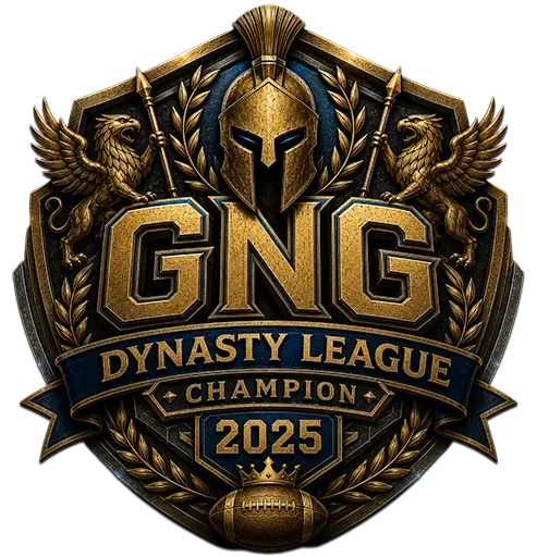 2025 Dynasty League champion trophy