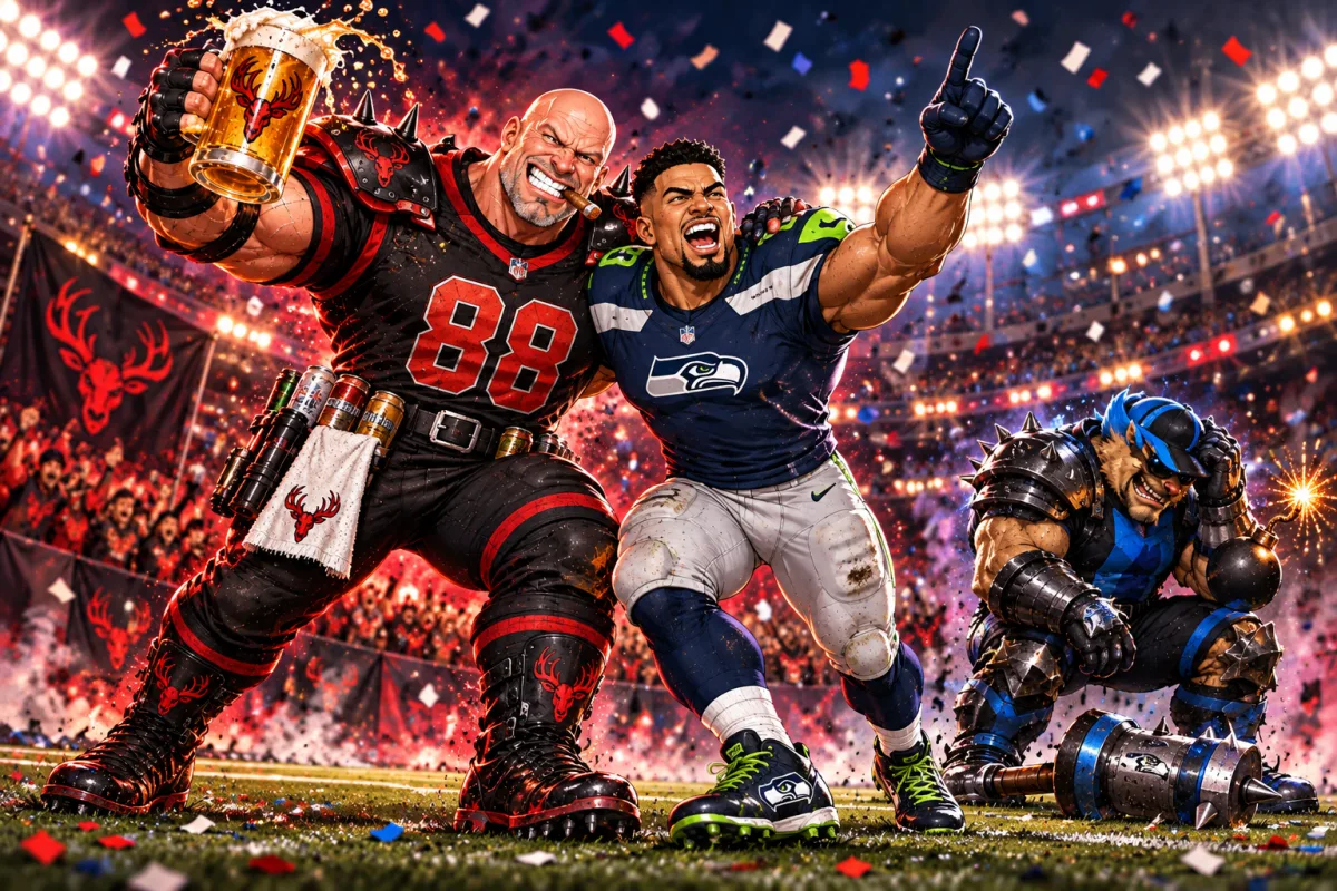 Mascot face-off art for Jaxon Smith-Njigba fuels Alcoholinks past Keep Pounding